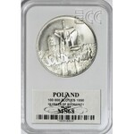 100.000 złotych 1990 Solidarność TYP A, DESTRUKT, SKRĘTKA