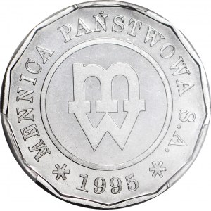 RRR-, 1 złoty 1995, 13-kątna, rzadkość