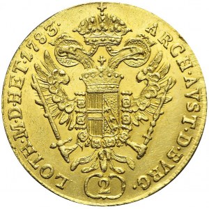 Austria, Siedmiogród, Józef II, Dwudukat 1783, Karlsburg