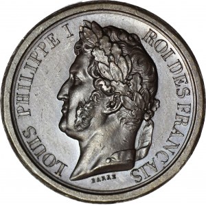 Francja, Medal 1842, Ludwik Filip I książę Orleanu
