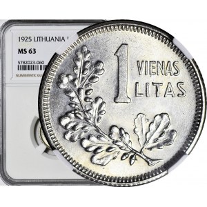 Litwa, 1 lit 1925, menniczy