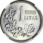 Litwa, 1 lit 1925, menniczy