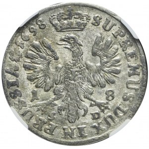 Niemcy, Brandenburgia-Prusy, Fryderyk III, Ort 1698, Królewiec, piękny