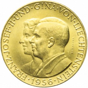 Liechtenstein, 50 Franken 1956