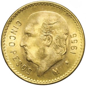 Meksyk, 5 pesos 1955