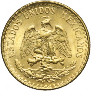 Meksyk, 2 pesos 1945, złoto
