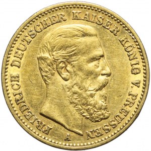 Niemcy, Prusy, Fryderyk III, 20 marek 1888, Berlin