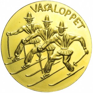 Szwecja, Medal 50-lecie Biegu Wazów, 1973, złoto