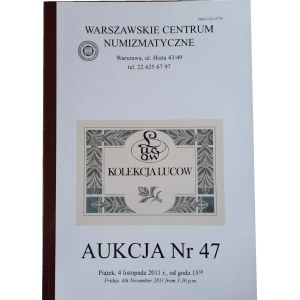 Katalog 47 aukcji WCN z ofertą banknotów z kolekcji Lucow