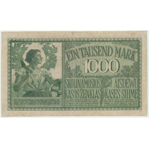 Kowno 1000 marek 1918, 6 cyfr