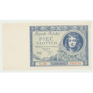 5 złotych 1930, seria BM