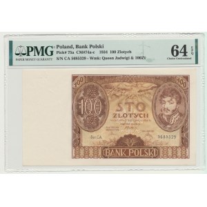 100 złotych 1934, ser.C.A