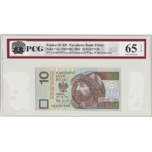 10 złotych 1994, druk TDLR Londyn, ser. GB