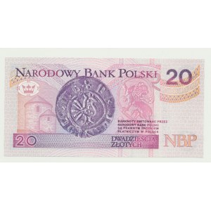 20 złotych 1994, druk TDLR Londyn, AA 0023112