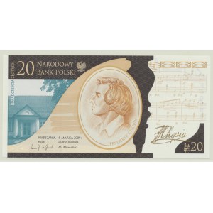 20 złotych 2009, Fryderyk Chopin, FC0096223