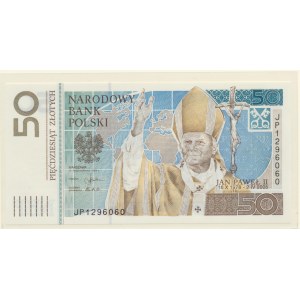 50 złotych 2006, Jan Paweł II, holder + ulotka