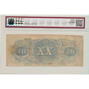 USA, 20 dolarów 1863, Konfederat States of America