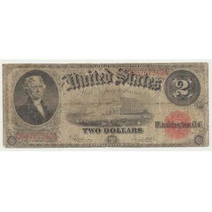 USA, 2 dolary 1917, seria D...A, Legal Tender