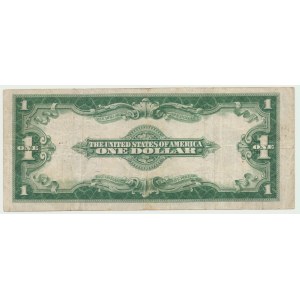 USA, 1 dolar 1923 SILVER CERTIFICATE, niebieska pieczęć