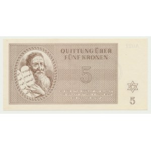 Getto Teresin w Czechach, 5 koron 1943, A022