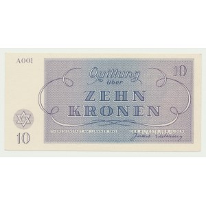 Getto Teresin w Czechach, 10 koron 1943, A001