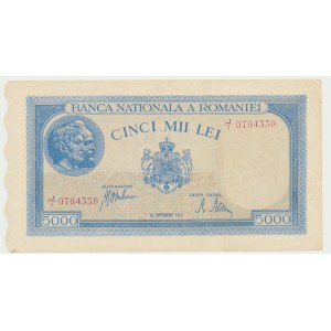 Rumunia, 5.000 lei 1943