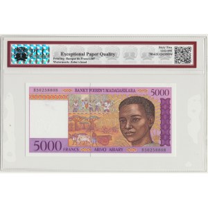 Madagascar, 5000 Francs 1995