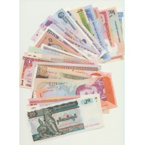 30 szt. banknoty Świat, stany UNC