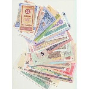 30 szt. banknoty Świat, stany UNC