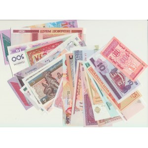 25 szt. banknoty Świat, stany UNC
