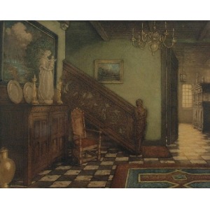 Stefan NORBLIN (1892-1952), Wnętrze domu patrycjusza