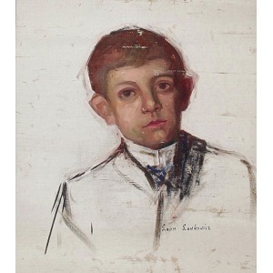 Leon LEWKOWICZ (1890 -1950), Portret chłopca - szkic