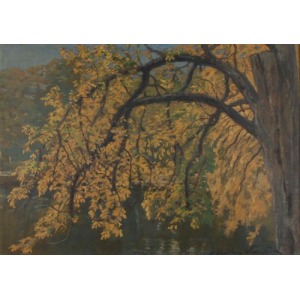 Wacław STARYKOŃ WIELOGŁOWSKI (1860-1933), Drzewo jesienią