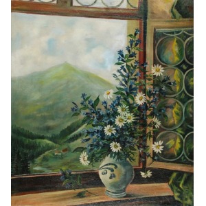 FALKNER (XX w.), Widok z okna na śnieżkę, 1938