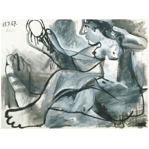 Pablo Picasso, Nude with Mirror.
