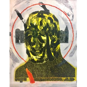 Matthew Rafalski, He prays under a statue, and has the devil under his skin.