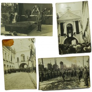 [PIŁSUDSKI] Zdjęcia z uroczystści złożenia urny z sercem Marszałka Józefa Piłsudskiego w grobie matki w Wilnie