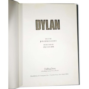 Dylan Text by Jonathan Cott