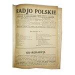 [POLSKIE RADIO] Radio Polskie rok 1927, 9 numerów