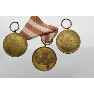 Peoples Republic of Poland, Lot of 3 Victory medals