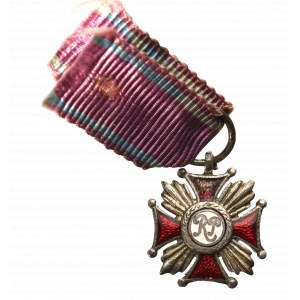 II Republic of Poland, Miniature of silver cross for diligence