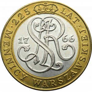 III RP, 20.000 złotych 1991 - 225 lat Mennicy Warszawskiej