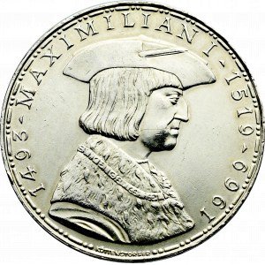 Austria, 50 szylingów 1969 - 450 lat śmierci Maksymiliana I