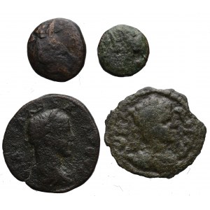 Lot of 4 ancient coins