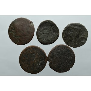 Roman Empire, Lot of 5 bronzes