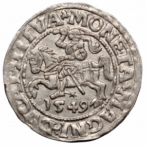 Sigismund II Augustus, Halfgroat 1549, Vilnius - LI/LITVA