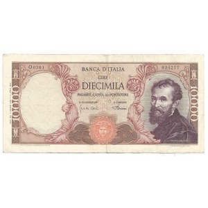 Italy, 10.000 lira 1962