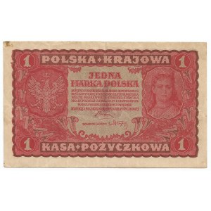 II Rzeczpospolita, 1 marka polska 1919 I SERIA CN