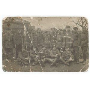 II RP, Fotografia Dowództwo III baonu 24 Pułku Piechoty przed wymarszem na front Radom 1919