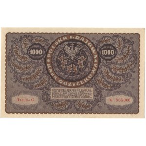 II RP, 1.000 polish mark 1919 III ser. G